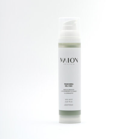 maschera gel viso riequilibrante il microbioma cutaneo illuminante ma
