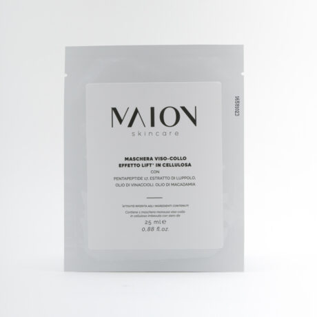 maschera viso-collo effetto lift in cellulosa ma